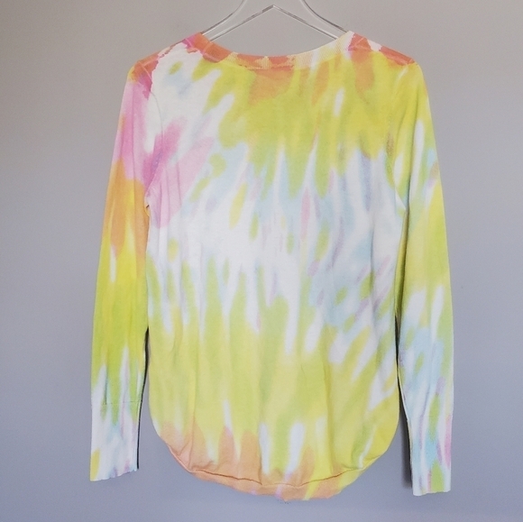 In2 by InCashmere Tie Dye Knit Long Sleeve Sweater - Picture 3 of 9